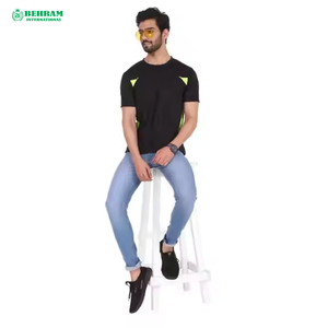 Men's Oversized Heavyweight 100% Cotton <b>Blank</b> T-Shirt Loose Fit Vintage 300g Fabric <b>Weight</b> Anti-Wrinkle Eco-Friendly - Product Image 4