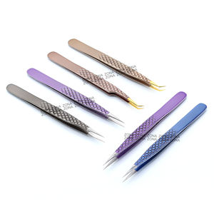 Pince à cils de qualité supérieure Pince à cils de volume en acier inoxydable Poids extrêmement léger Pour une expérience d'arrimage sans effort - Product Image 3