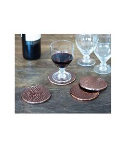 Dessous de verre ronds artistiques en métal pour les fêtes élégantes, les événements de mariage et le style de salon rustique moderne - Product Image 6