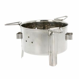 Plato de frotamiento de acero inoxidable de calidad superior con asas fuertes y soporte duradero perfecto para servicios de catering - Product Image 5