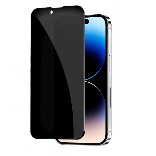 Privacy 9H Tempered Glass Screen Protector-Full Coverage 360 Anti-Spy Protection Anti-Fingerprint 2.5D Matte for for 17