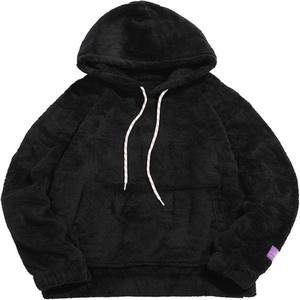 Sweat à capuche avec doublure en sherpa, sweat à capuche en polaire pour un usage quotidien, style décontracté - Product Image 6