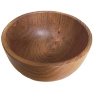Bol en bois fait à la main, original de Bali, Indonésie. Ces produits sont produits par une entreprise familiale ici à Bali.