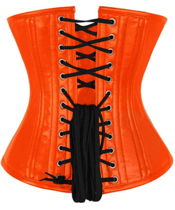 Corsé de cuero hecho de material de alta calidad en color sólido Top Trending Mejor proveedor Cantidad a granel Tops de corsé de cuero para mujer - Product Image 6