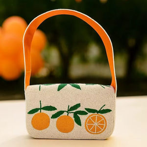 Pochette de Soirée Perlée Style Créateur pour Femme avec Fermeture Éclair – Idéale pour Mariages, Cadeau de Retour pour Invités, Trousse de Maquillage Portable - Product Image 1