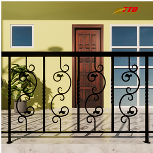 Barandillas de Balcón de Hierro Forjado Decorativas Personalizadas Diseñadas con Ideas de Balcón para Espacios Elegantes, Seguros y Funcionales - Product Image 5