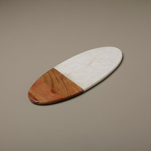 Planche à découper en marbre et en bois de qualité exclusive bloc à découper forme rectangulaire blocs à découper vente chaude utilisation d'ustensiles de cuisine - Product Image 3