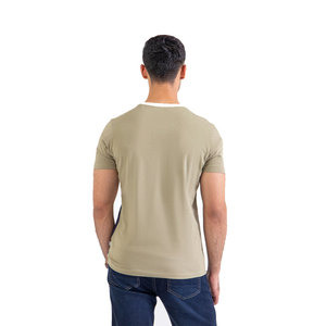 En color personalizado, camiseta de secado rápido para hombre, Camiseta de algodón de manga corta en blanco con diseño de logotipo personalizado, camiseta impresa para hombre - Product Image 6