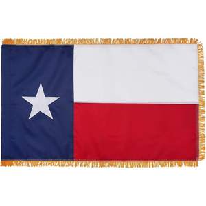 Bandera de Texas Personalizada de 3x5 Pies con Flecos Dorados, Estrellas Bordadas, 4 Filas de Costuras Inferiores, para Interiores y Exteriores - Product Image 6