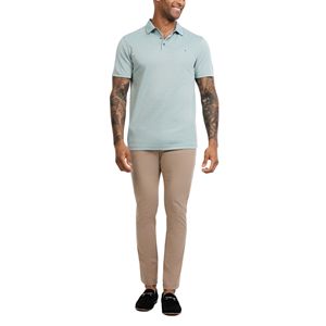 Camiseta Polo de Algodón de Color Personalizado, Directo de Fábrica, Camiseta Polo Informal de Manga Corta para Hombre, Corte Regular, Color Verde Claro - Product Image 5