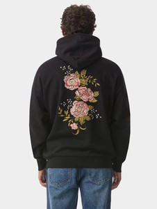 Logo personnalisé 450 GSM 100% coton 450 GSM sweats à capuche pour hommes en polaire lourde surdimensionnée avec broderie graphique multicolore - Product Image 2