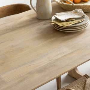 Table de salle à manger en bois de manguier Anastasia - Product Image 3