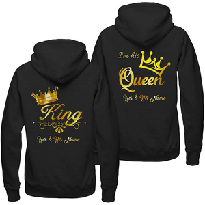 Cadeau de la Saint-Valentin 2026 Pull en polaire unisexe Sweat-shirt personnalisé pour couple Sweat-shirts assortis pour âmes sœurs - Product Image 4