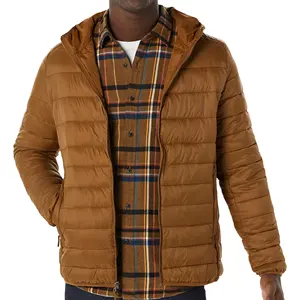 批发定制冬季男士河豚夹克立领休闲外套高品质外套加厚男士夹克