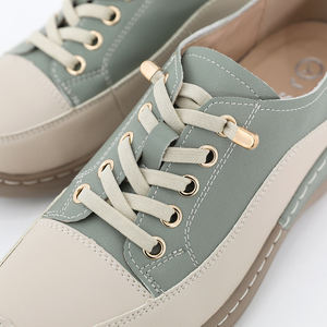 [JSHOE] Chaussures plates légères en cuir de vachette décontractées pour femmes, design minimaliste chic, fabrication artisanale - Product Image 6