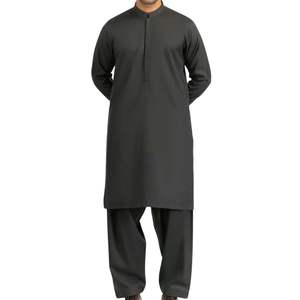 Dark Brown <b>Men</b> Shalwar Kameez Traditional Pakistani Suit High Quality Fabric Designer <b>Kurta</b> Pajama For <b>Men</b> Custom Logo - Product Image 5
