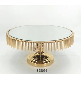 Pretty Design Metal Iron Wire <b>Cake</b> Stand Circular <b>Top</b> Base White Powder Coated Home Party Decor Dessert Display Seller - Product Image 3