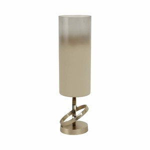 Portavelas Dorado Hurricane, Base Anular Escultural de Vidrio Esmerilado Ombre, Candelabro Moderno Abstracto de Aluminio para Navidad - Product Image 5