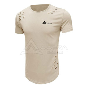 เสื้อยืดผู้ชายผ้าคอตตอนแห้งเร็วสี100% ออกแบบล่าสุดสำหรับใส่กลางแจ้ง - Product Image 2