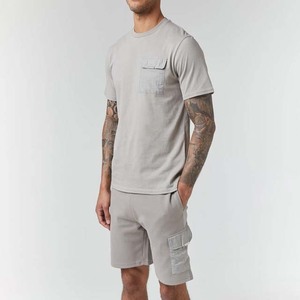 <b>Men's</b> <b>Long</b> Sleeve Summer Sports Beach Wear <b>Short</b> Sets Shirt with <b>Shorts</b> Twin Sets T Shirt and <b>Shorts</b> Twin Sets - Product Image 3