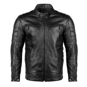 Blouson en cuir coupe-vent pour moto OEM, couleurs, tailles et marquage personnalisés, approvisionnement en gros, adulte, toutes saisons - Product Image 1