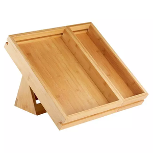 Plateau de service en bois de forme carrée pour pâtes et hamburgers, restauration rapide, thé, vaisselle de bar, plateau de service/support en bois pour mariage - Product Image 1