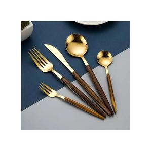 Ensemble de couverts en métal, Style traditionnel, acier inoxydable, pour mariage, haute qualité, prix de vente - Product Image 5