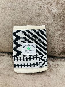 Cartera de Algodón Jacquard Ecológica y Sostenible de Diseño Artesanal de 3 Pliegues Unisex para Bolsos de Noche - Product Image 4