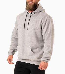 Running Men's Loose Training Hoodies Puff Print Hip Hop No String Streetwear Sudadera con capucha Heavyweight Hoodie - Product Image 1