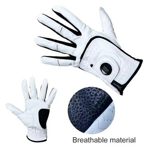 Guantes de golf de cuero Cabretta para hombre de alta calidad, duraderos, con protección UV, personalizables por fabricación directa de estándares internacionales - Product Image 4