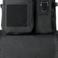 Gilets tactiques noirs en gros OEM, haute qualité, utilitaires, personnalisés, boucle D, approvisionnement en vrac, tailles et couleurs personnalisées, gilet tactique