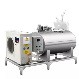 5000Lステンレス液体貯蔵牛乳冷却タンク機乳製品加工機械および装置5000Lステンレス