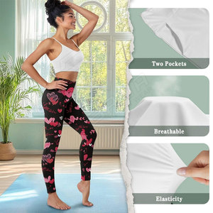 Leggings de pantalón de yoga para mujer, mallas transpirables para mujer, mallas cómodas para mujer - Product Image 3