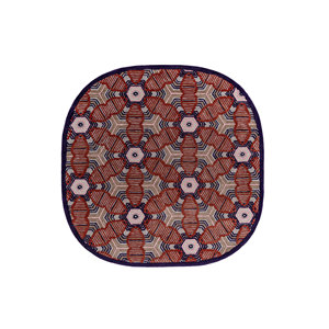 Jaipur wunderkammer ผ้าขนสัตว์และพรมวิสคอสขนแกะรูปสี่เหลี่ยมผืนผ้าคลาสสิกลายเรขาคณิตสำหรับบ้านห้องนั่งเล่นพรม-109 - Product Image 1