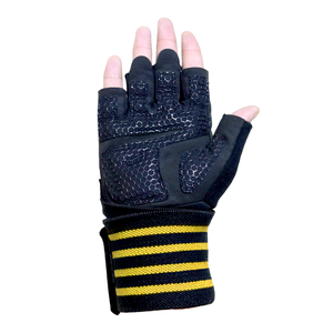 Gants demi-doigts réglables pour l'entraînement physique en plein air, musculation, haltérophilie, cyclisme, gymnastique, disponibles en vente en gros - Product Image 6