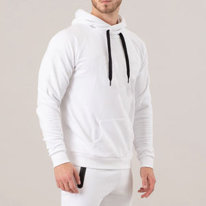 Sweats à capuche pour hommes OEM acceptés Sweats à capuche épais et épais avec logo Chandails à capuche surdimensionnés personnalisés en éponge française/coton molletonné avec logo - Product Image 3