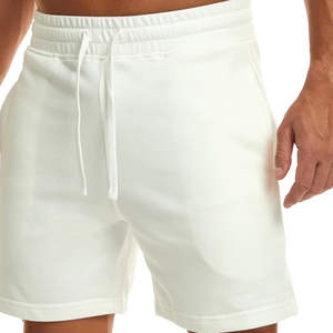 Short de jogging de sport d'été décontracté pour hommes 100% coton respirant séchage rapide tissu solide Logo personnalisé coupe ample écologique - Product Image 5