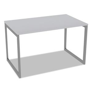 Base de Escritorio Ajustable Serie Alera 47.25 70.78w X 29.5d X 28.5h, Diseño Minimalista para Oficina Abierta, Acabado Plateado en Madera - Product Image 6