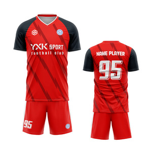 Venta caliente Club de sublimación de fútbol viste uniformes OEM chándal de entrenamiento de fútbol equipo personalizado fútbol americano Jersey - Product Image 6