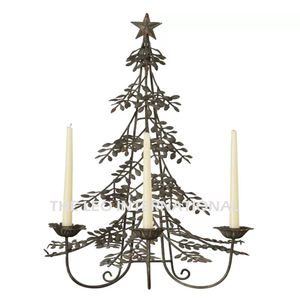 Star Shape Design Red Color Iron Metal <b>Tealight</b> <b>Candle</b> Holder With Unique Pattern Fully High Grade Good Price - Product Image 3