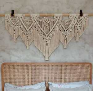 Gift Ready <strong>Macrame</strong> Wall Hangings Elegant <strong>Macrame</strong> <strong>Patterns</strong> for Home Decoration Wholesale Supplier Sustainable from Vietnam - Product Image 3