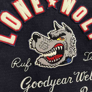 Chaqueta de alta calidad para hombre, chaqueta para hombre, estilo universitario, lana, Varsity, retazos personalizados, Mangas de cuero, chaqueta de béisbol con letras - Product Image 5