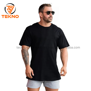 Camiseta de algodón 100% al por mayor de fábrica, 180 Gsm, logotipo impreso personalizado, tela tejida de estilo Formal holgada para hombres, servicio OEM - Product Image 2