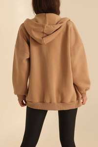 Sudaderas Cortas de Invierno para Mujer al por Mayor, Personalizadas, OEM, Manga Larga, 100% Algodón, Ecológicas, de Secado Rápido - Product Image 5