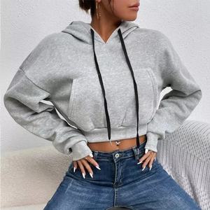 Sudaderas con Capucha de Alta Calidad, Personalizadas con Logotipo, Tejido French Terry, 100% Algodón, Estilo Urbano, Lisas, Corte Regular, para Mujer - Product Image 5