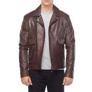 Chaqueta de Cuero Genuino Acolchada para Hombre, Diseño Personalizado al por Mayor, con Capucha, Transpirable, Informal, para Invierno, OEM, Mejor Precio 2025 - Product Image 5