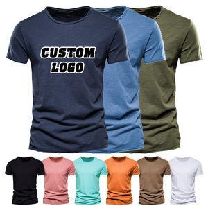 T-shirt uni en gros Cotton Dye Sublimation Hommes T-shirt Chemise blanche vierge - Product Image 2