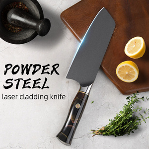 Cuchillo de cocina profesional de acero de fábrica de cubiertos OEM ODM personalizado al por mayor cuchillo forjado de acero inoxidable con mango de resina - Product Image 4