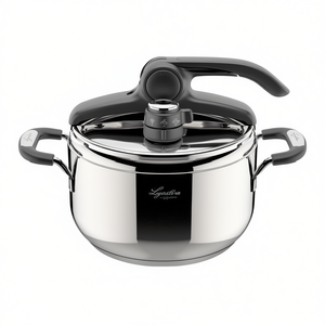 Olla a Presión de Acero Inoxidable BRIOSA Lagostina (5 Litros) Cromado Pulido 'Lagoeasy'UP 010044010505 - Product Image 2