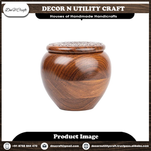 Handcrafted Rosewood Cremation <b>Urn</b> <b>for</b> Humans Pets Personalized <b>Wooden</b> <b>Urn</b> with Pet's Name Bamboo Memorial Casket <b>for</b> <b>Ashes</b> - Product Image 4